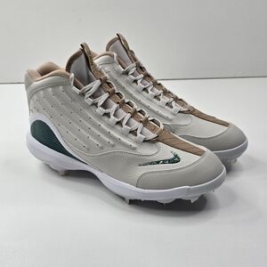 Nike Air Griffey 2 Baseball Cleats Men's Size 12 Bone White and Green